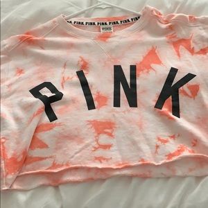 Pink tie dye shirt